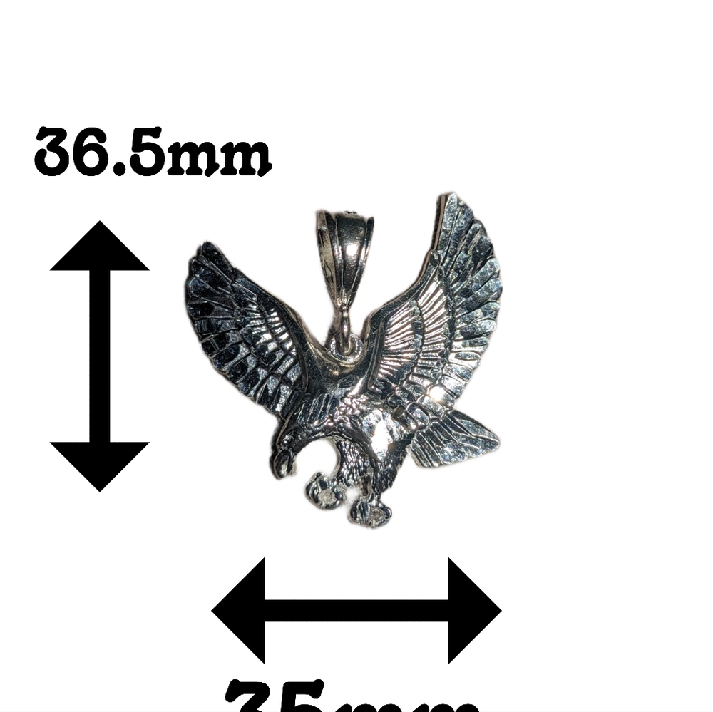 Eagle Pendant 925 Stamped silver - Picture 3 of 3